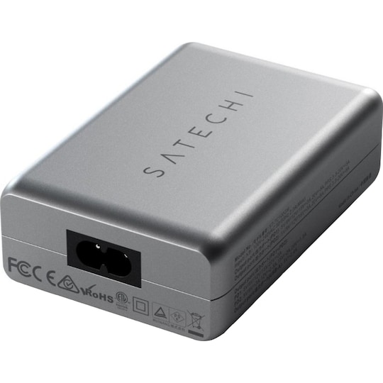 Satechi dual USB-C og USB-A lader ST-TC100GM-EU
