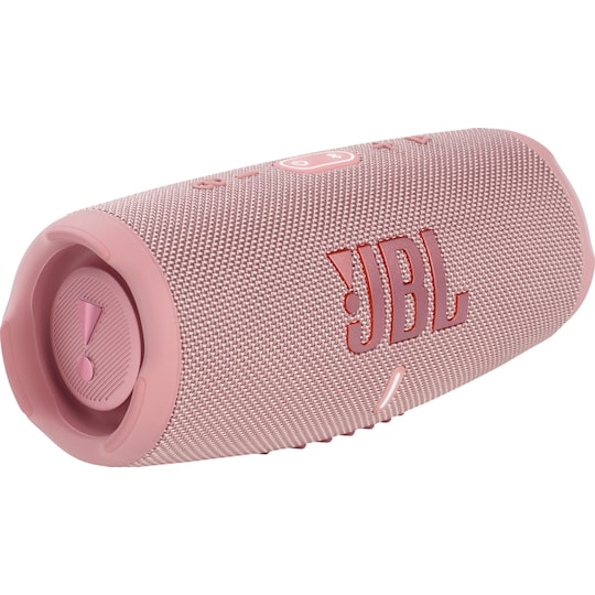 JBL Charge 5 trådløs bærbar høyttaler (rosa)