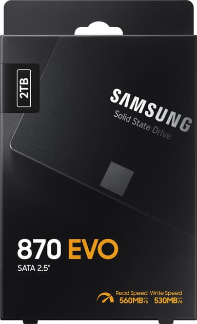 Samsung 870 EVO intern SATA SSD (2 TB)