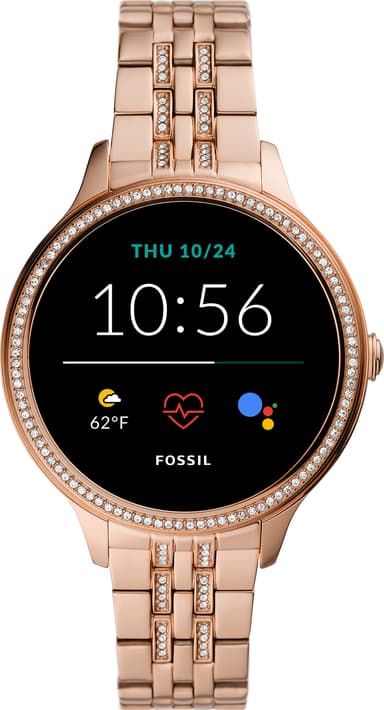 Fossil Gen 5E smartklokke 42 mm rustfritt stål (rosegull)