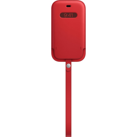 iPhone 12 Mini lærmappe med MagSafe (rød)