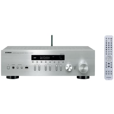 Yamaha 2.0 stereo receiver R-N402D (sølv)