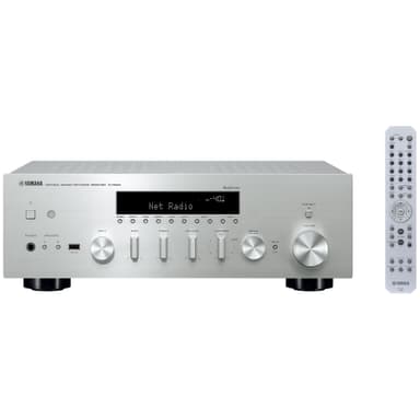 Yamaha 2.1 stereo receiver R-N602 (sølv)