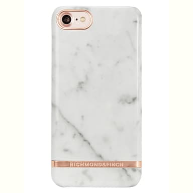 Richmond & Finch iPhone 6/6S/7/8 deksel (hvit marmor)