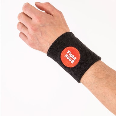 Fightback Wrist Sweat Bands (Pr) Elkjøp