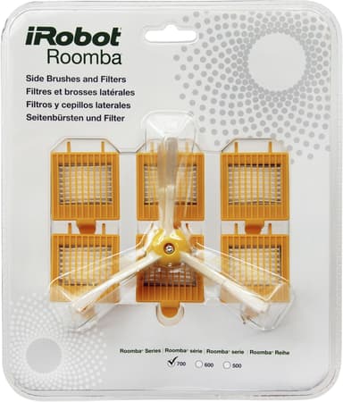 Roomba sidebørste + Hepafilter (3 pakk)