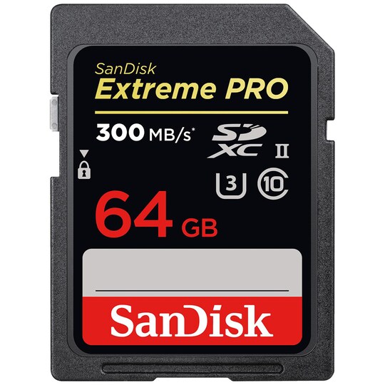 SanDisk Extreme Pro SDXC UHS-2-kort 64 GB