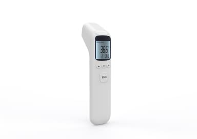 Berøringsfritt termometer for måling av feber i pannen