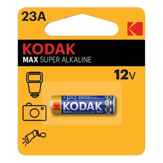 Kodak ULTRA alkalisk 23A batteri (1 pakke)