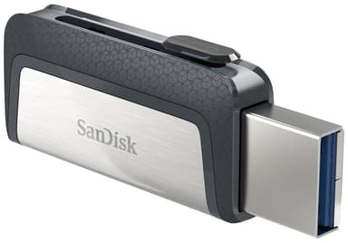 SanDisk Ultra Dual USB-C 3.1 minnepenn 128 GB