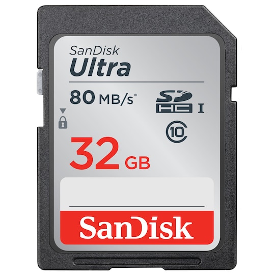 SanDisk Ultra SD minnekort 32 GB