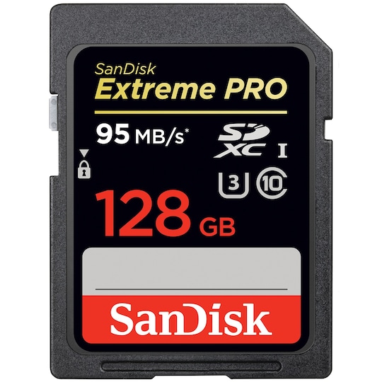 SanDisk Extreme Pro SDHC-kort 128 GB