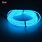 Batteridrevet Led Glowstrip Neon sløyfe 3 Meter -  Blå
