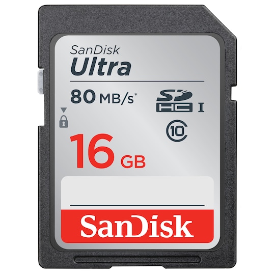 SanDisk Ultra SD minnekort 16 GB