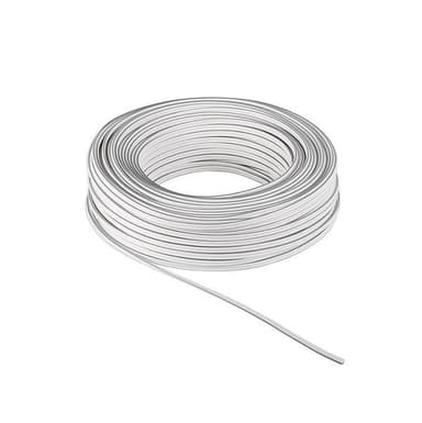 Goobay - Høyttalerkabel HVIT  2 x 2.5 mm²  25m