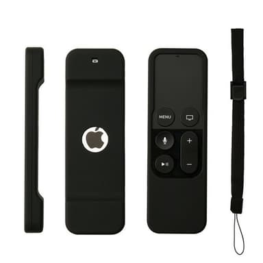 Svart Silikonbeskyttelse til fjernkontroll Apple TV 4