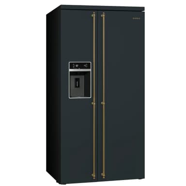 Smeg side-by-side kjøleskap SBS8004AO (antrasitt)