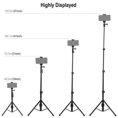 Tripod-stativ til smartphone