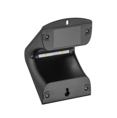 Svart Solcellelampe med bevegelsesensor - 1,5w