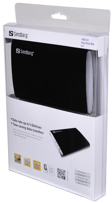 Sandberg harddisk-deksel for 2.5" SATA