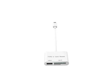 Kortleser USB Type-C til SD/MicroSD + USB