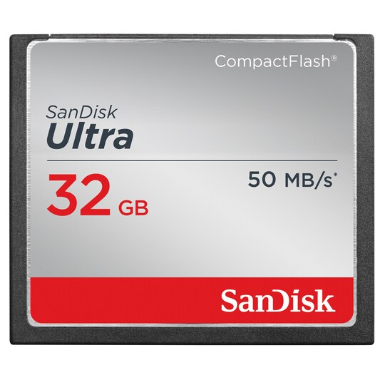 SanDisk Ultra Compact Flash 32 GB minnekort