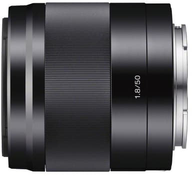 Sony SEL50F18 50 mm objektiv (sort)