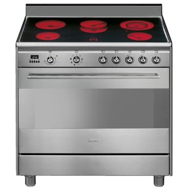 Smeg Classic komfyr SCB91CMX9 (Stål)