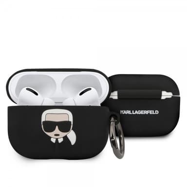 Karl Lagerfeld AirPods Pro Deksel Iconic Cover Svart