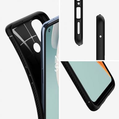 Spigen OnePlus Nord N100 Deksel Rugged Armor Matte Black
