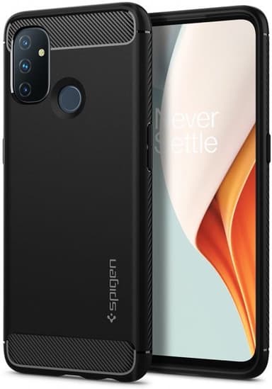 Spigen OnePlus Nord N100 Deksel Rugged Armor Matte Black