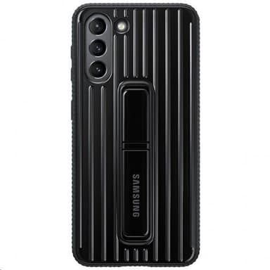 Samsung Original Galaxy S21 Plus Deksel Protective Standing Cover Svart