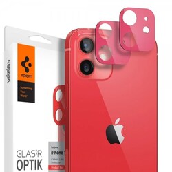 iPhone 12 Linsebeskyttelse Glas.tR Optik 2-pakning Product Red