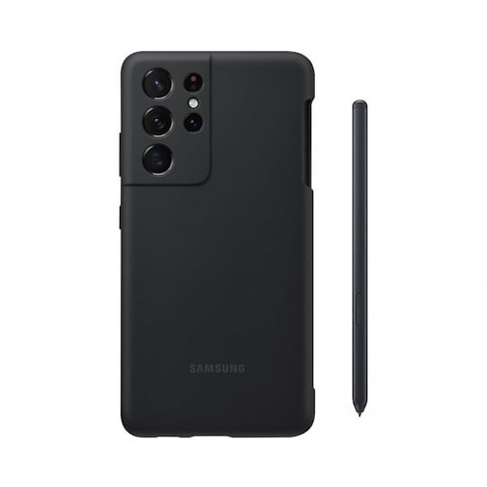 Samsung Original Galaxy S21 Ultra Deksel Silicone Cover med S Pen Svart