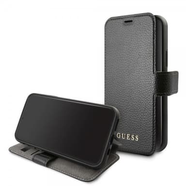 Guess iPhone 11 Etui Skinntekstur Svart