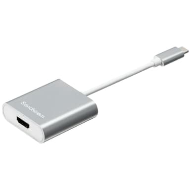 Sandstrøm USB-C til HDMI adapter (sølv)