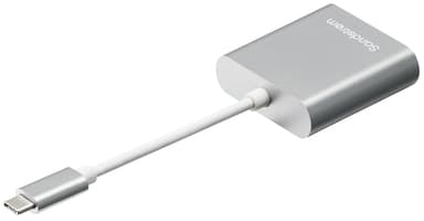 Sandstrøm USB-C til HDMI adapter (sølv)
