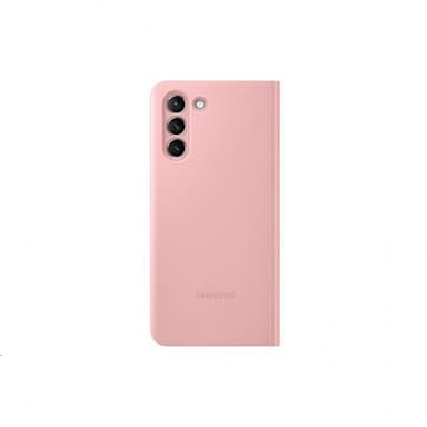 Samsung Original Galaxy S21 Etui Smart Clear View Cover Rosa