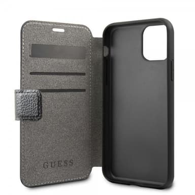 Guess iPhone 11 Etui Skinntekstur Svart