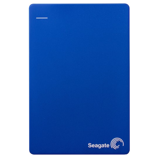 Seagate Slim Backup Plus 2 TB ekstern harddisk (blå)