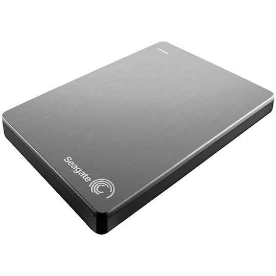 Seagate Slim Backup Plus 2 TB ekstern harddisk (sølv)