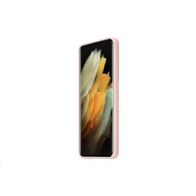 Samsung Original Galaxy S21 Ultra Deksel Silicone Cover Rosa