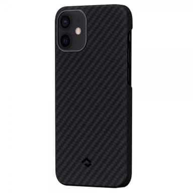 Pitaka iPhone 12 Deksel MagEZ Case Svart/Grå Twill