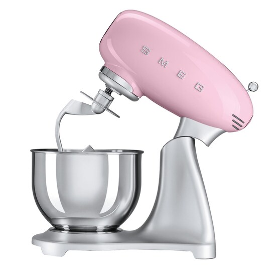 Smeg 50 s style kjøkkenmaskin SMF01PKEU (rosa)