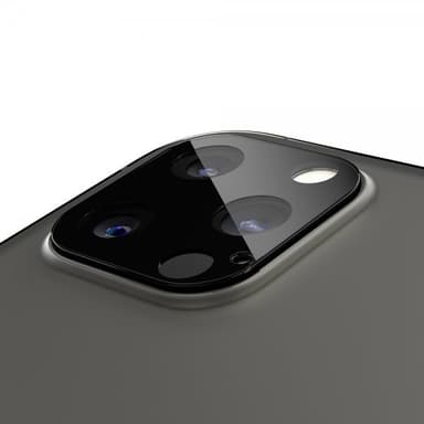 Spigen iPhone 12 Pro Linsebeskyttelse Glas.tR Optik 2-pakning Svart