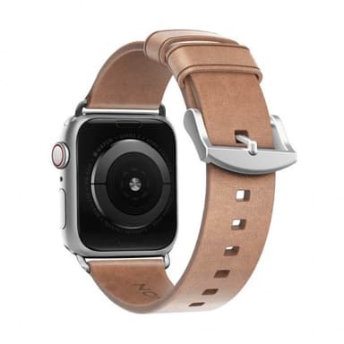NOMAD Apple Watch 40 38mm Armb nd Modern Strap Slim S lv Natural