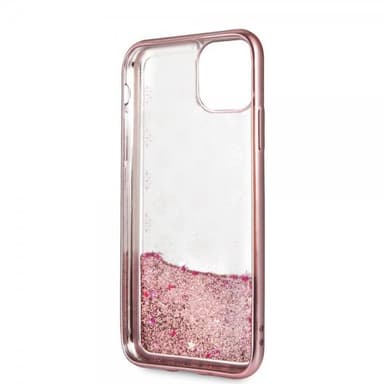 Guess iPhone 11 Deksel Glitter Cover Rosegull