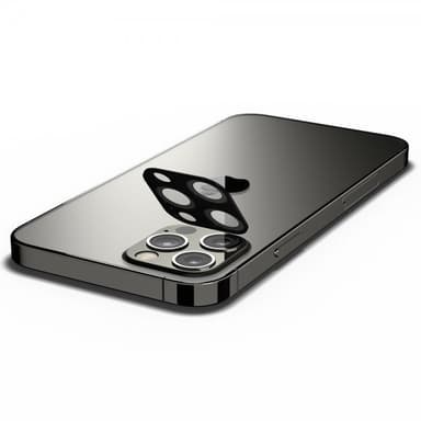 Spigen iPhone 12 Pro Linsebeskyttelse Glas.tR Optik 2-pakning Svart