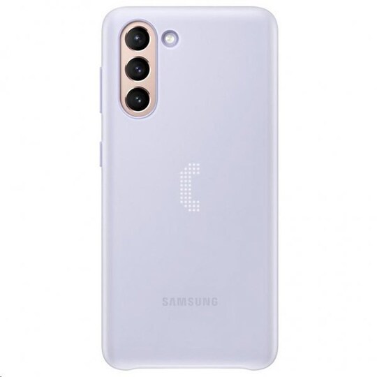 Samsung Original Galaxy S21 Plus Deksel Smart LED Cover Violet