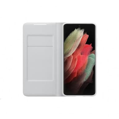Samsung Original Galaxy S21 Ultra Etui LED View Cover Lysegrå